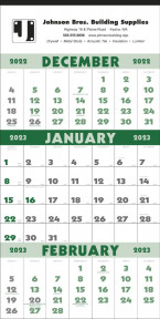 3-Month Planner Calendar (12 Sheet) Product Image
