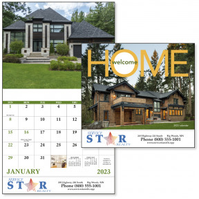 Welcome Home Stapled Calendar Product Image
