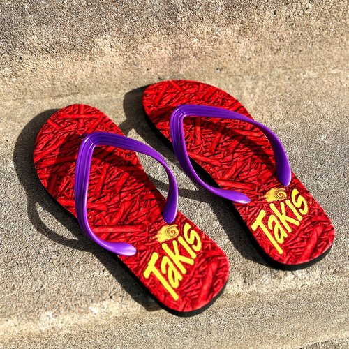 Full Color Flip Flops Product Image