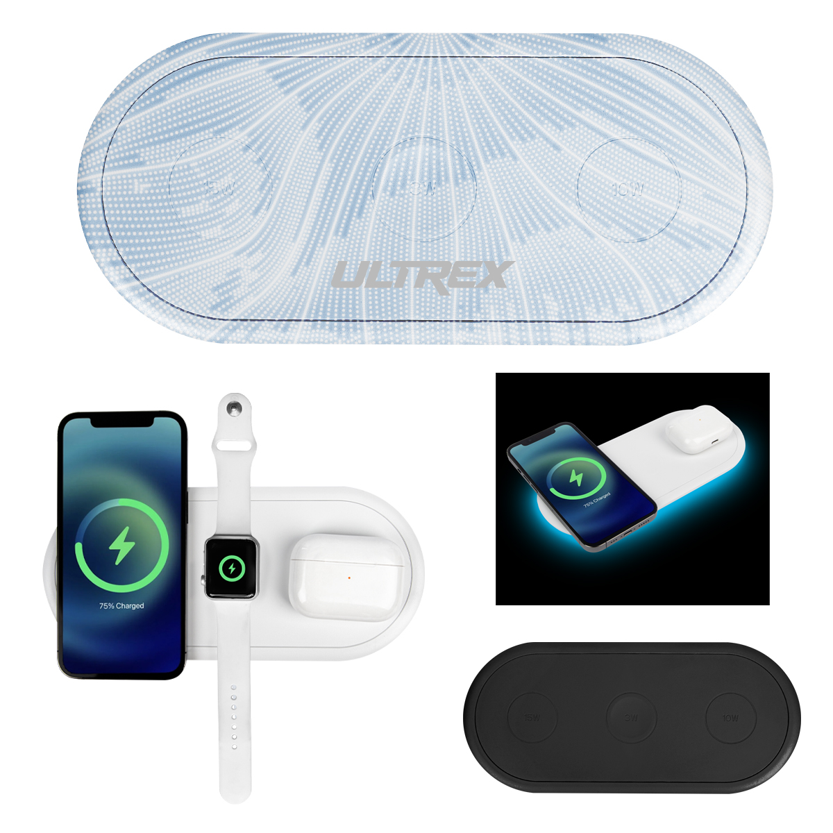 3-in-1 Recycled Wireless Charger Product Image